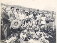 Memorial Service for S/Sgt. Lei Yamashiro in the Punchbowl, Hawaii