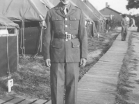 Takashi Kitaoka at Camp McCoy, Wisconsin. [Courtesy of Sandy Tomai Erlandson]