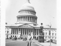 Sam Tomai at the Capitol in Washington, D.C. [Courtesy of Sandy Tomai Erlandson]