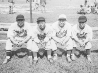 Former Moiliili Teammates - David Suzuki, Omiya, Ohta, Takeba [Courtesy of Sandy Tomai Erlandson]