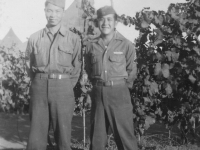left - Pvt. Shimizu, Right - Sgt. Miyoken (Maui) [Courtesy of Kazuto Shimizu]