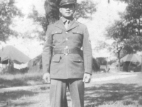 Takeichi Miyashiro at Camp McCoy, Wisconsin [Courtesy of Lorraine Miyashiro]