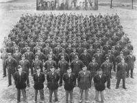 Sept 1942, Co. C, 100th Inf. Bn. Camp McCoy, Wis. [Courtesy of Betty Tokunaga]