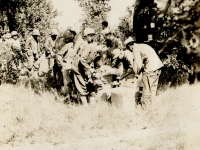 Chow Time in the woods McCoy. [Courtesy of Carl Tonaki]