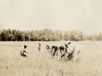 OH! How pansy picking flowers Camp McCoy Wis. [Courtesy of Carl Tonaki]