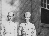 Henry Kimura and Me! July 17, 1942. City of LaCross, Wisconsin. [Courtesy of Carl Tonaki]