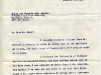 Turner letter, George (Bud) Faulder, 10/17/1944 (page 1)