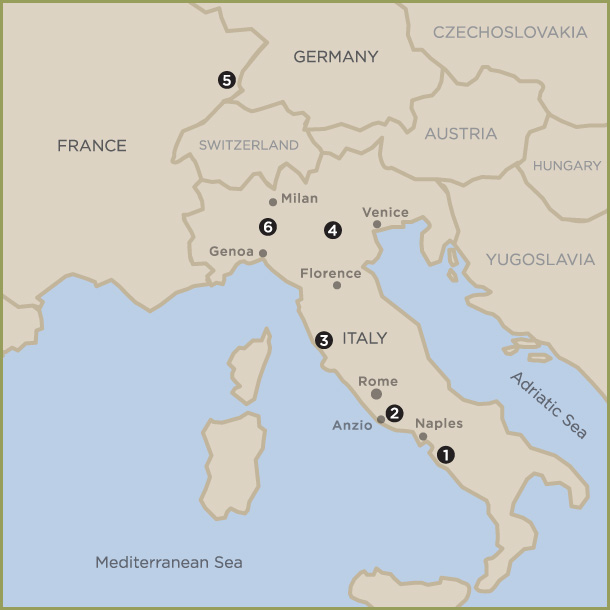 European Battles Map